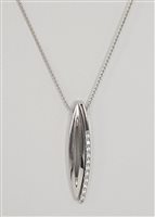 Collar Recarlo Mujer in Oro blanco ZL370/B